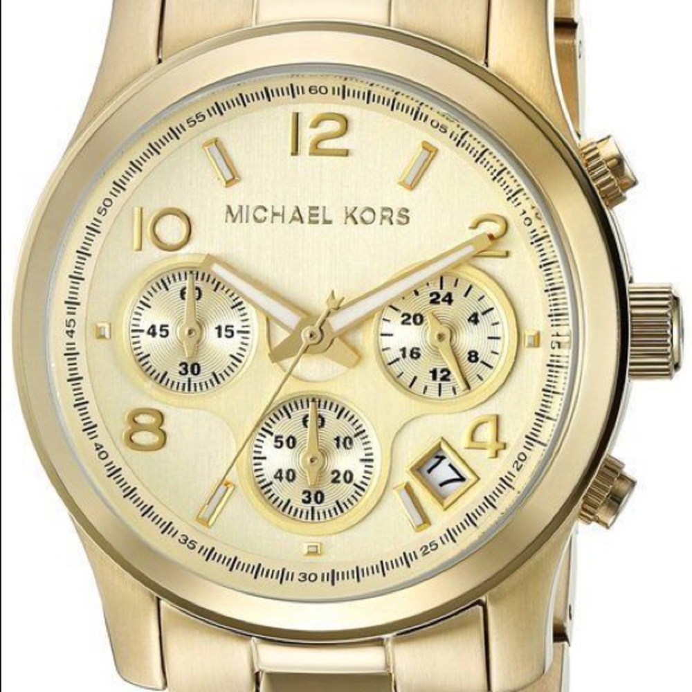 Michael Kors MK 5055 Gold Watch w/ Box